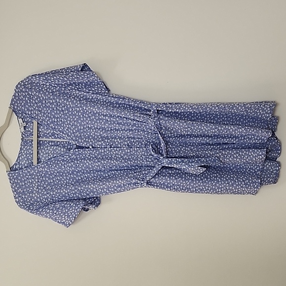 Rails Women’s Sophia Sky Blue Daisies Romper Belted V-Neck Short Sleeve Size Med - Picture 6 of 16